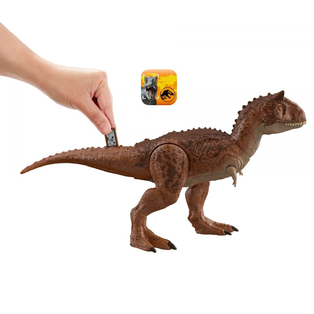 JURASSIC CARNOTAURUS CLASH HND19 WB2 MATTEL